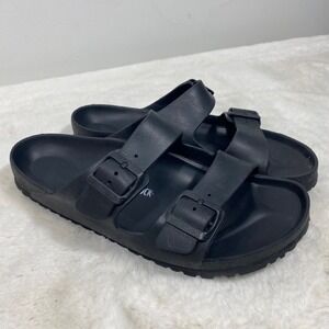 Birkenstock Arizona Black EVA Rubber Sandals Men 10 US 43 EU Waterproof